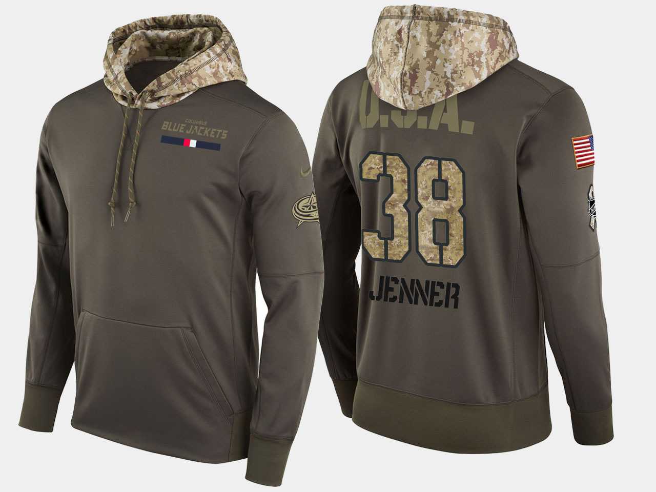 Nike Blue Jackets 38 Boone Jenner Olive Salute To Service Pullover Hoodie,We sell and wholesale Nike Blue Jackets 38 Boone Jenner Olive Salute To Service Pullover Hoodie on line form chian!